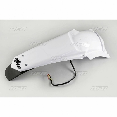 Guardabarros trasero + portamatrículas con LED UFO blanco Yamaha WR250F/450F YA03889#046