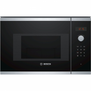 Microondas integrable Bosch BEL523MS0 20 litros 800W Grill 1000W 5 niveles 8 recetas negro