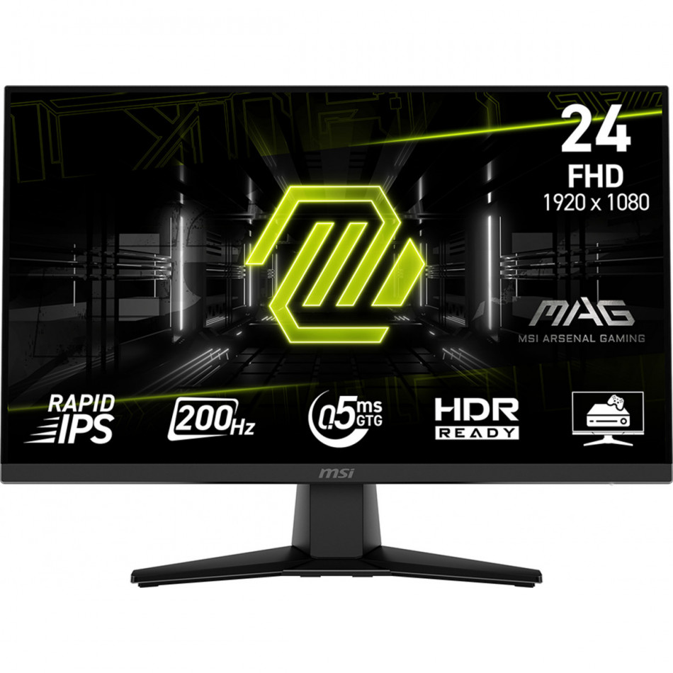 MSI MAG 242F pantalla para PC 60,5 cm (23.8) 1920 x 1080 Pixeles Full HD LCD Negro