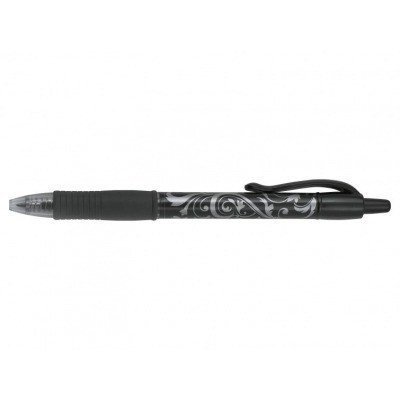 Pilot Boligrafo de Gel G2 Victoria Retractil - Recargable - Punta de Bola Redonda 0.7mm - Trazo 0.32mm - Grip Ergonomico - Color Negro