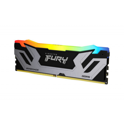 MEMORIA KINGSTON 24GB 8400MT/S DDR5 CL40 CUDIMM FURY RENEGADE RGB SILVER XMP - KF584CU40RSA-24