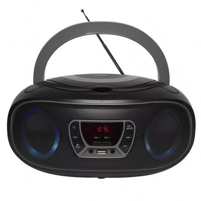 Radio denver tcl - 212 gris - reproductor cd - usb - bluetooth