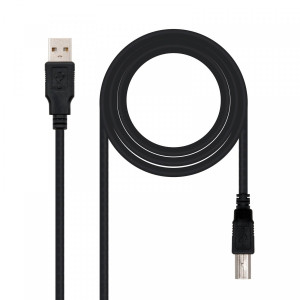 Nanocable - CABLE USB 2 IMPRESORA TIPO A/M-B/M, NEGRO 1 M
