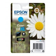 Cartucho Epson Daisy Cartucho 18XL cian etiqueta RF C13T18124022