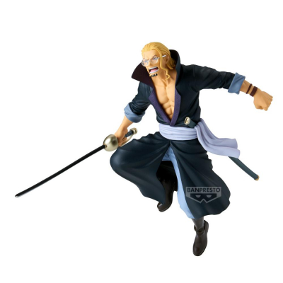 Figura banpresto one piece battle record collection silvers rayleigh 16cm