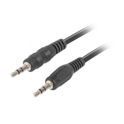 Cable Estéreo Lanberg CAMJMJ-10CC-0012-BK/ Jack 3.5 Macho - Jack 3.5 Macho/ 1.2m
