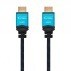 Cable Hdmi V2.0 3M 4K@60Hz 18Gbps, A/A-A/M, Negro