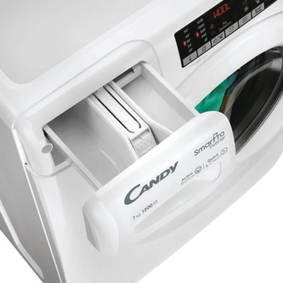 Lavadora Candy CO4 274TWM6/1-S, 7 kg, 1200 rpm, WiFi + Bluetooth, clase A, blanco - imagen 9
