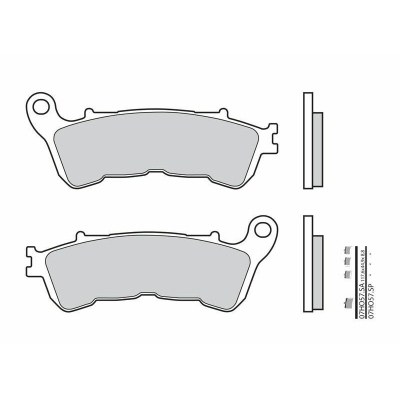 Pastillas de freno sinterizadas Brembo 07HO57SA 07HO57SA