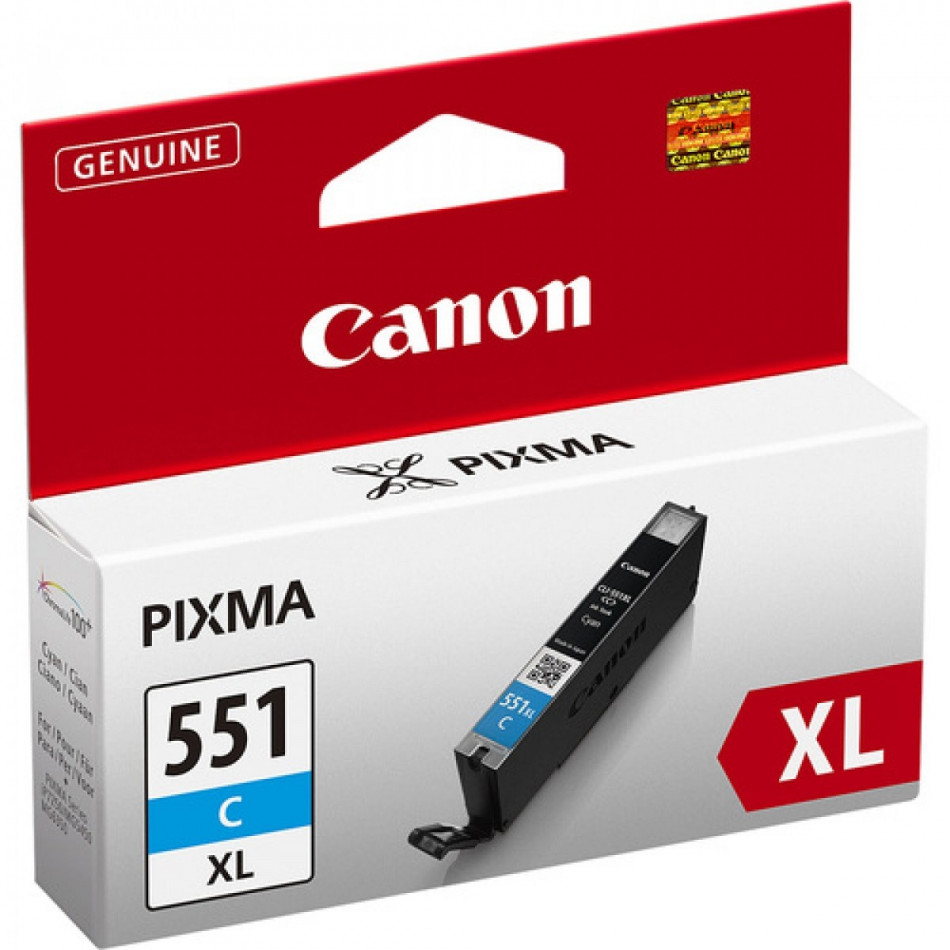 Cartucho tinta canon cli 551 xl cian mg6350 mg5450