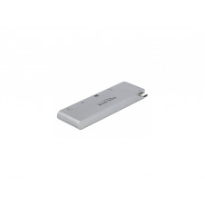 DeLOCK HUB de interfaz USB 3.2 Gen 1 (3.1 Gen 1) Type-C 5000 Mbit/s Gris