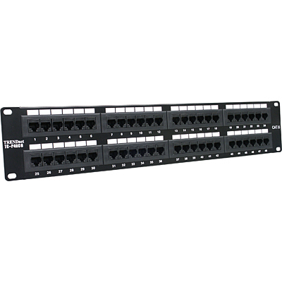48-port Cat6 Unshielded Patch Panel