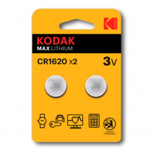 KODAK CR1620 BATERÍA LITHIUM 3V 2 UNDS (30417694)