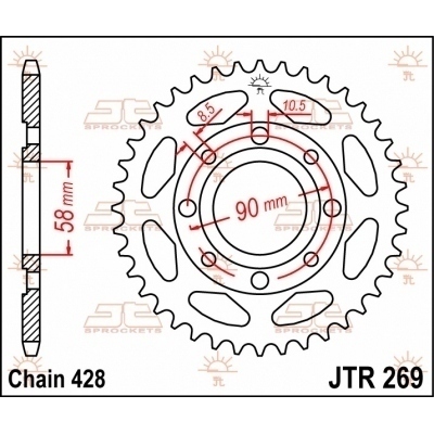 Corona JT SPROCKETS JTR269.42