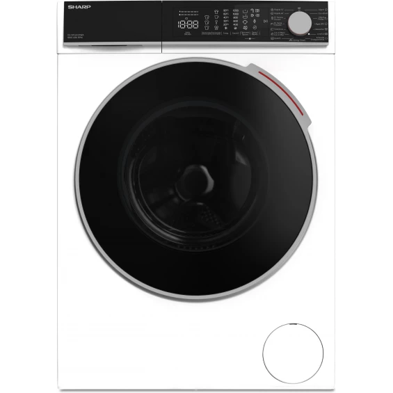 Lavadora Sharp ES-NFL812CWA, 8 kg, 1200 rpm, clase A, blanca