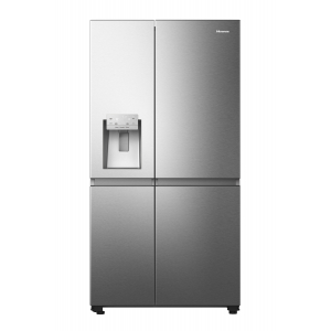 Frigorífico americano Hisense RS818N4TIC 180x91x72 4P No Frost, con dispensador, inox