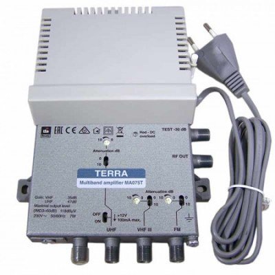 Central TV VHF+UHF+FM 47dB LTE700 TERRA