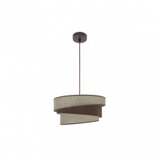 Colgante Hara 1xe27 Marron/marron Regx40x40 Cm