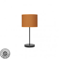 Sobremesa Moda 1xe14 Negro/naranja 42x17x17cm