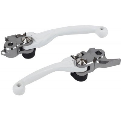 Juego de manetas articuladas POLISPORT Pivot blanco - Honda CR125R / 250R 8487200051