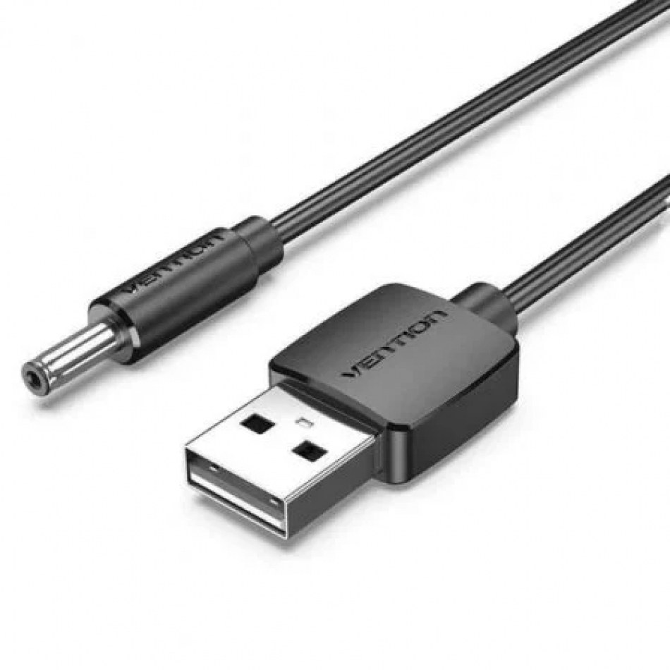 Cable Conversor USB Vention CEXBD/ USB Macho - Jack 3.5 Macho/ 50cm/ Negro
