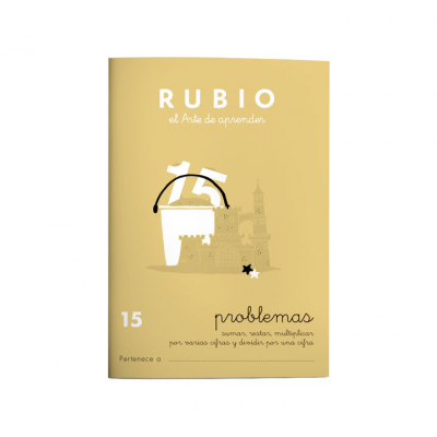 CUADERNO RUBIO A5 OPERAC.y PROBLEMAS 15 - Pack de 10 unidades