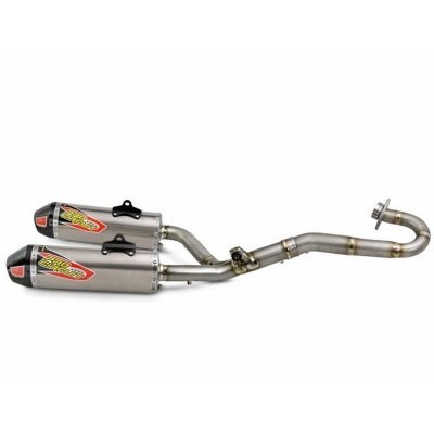 Linea completa escape Pro Circuit T-6 Honda CRF250R: acero inox, Silencioso de titanio 0111625H2