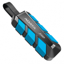 SSD EXTERNO ADATA SC740 1TB. USB TIPO C INCORPORADO 1.050 1.000 MBS LECTURA ESCRITURA RESISTENTE A CAIDAS MIL-STD. COLOR AZUL.