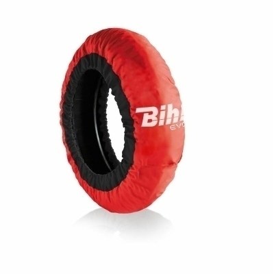 BIHR Home Track EVO2 Autoregulated Tire Warmer Red Tire 180-200mm SBK-A-RED