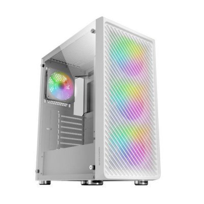 Caja Gaming Semitorre Mars Gaming MC-F/ Blanca