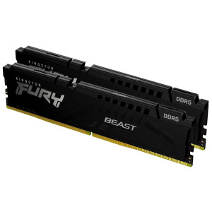 Kingston Technology FURY Beast 16GB 5200MT/s DDR5 CL40 DIMM (Kit de 2) Black