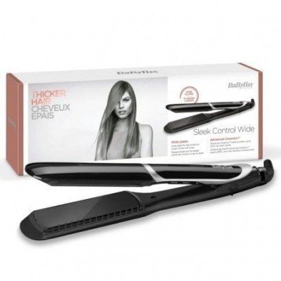 Plancha para el Pelo BaByliss Sleek Control Wide ST397E/ Negra
