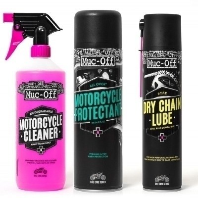 Kit de limpieza total MUC-OFF Clean, Protect And Lube (672) 672