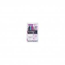 Tombow LS-ADV rotulador Fino/Medio Negro, Azul, Rojo, Violeta 10 pieza(s)