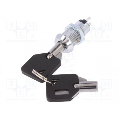 Interruptor Llave con Retorno a O OFF-(ON)