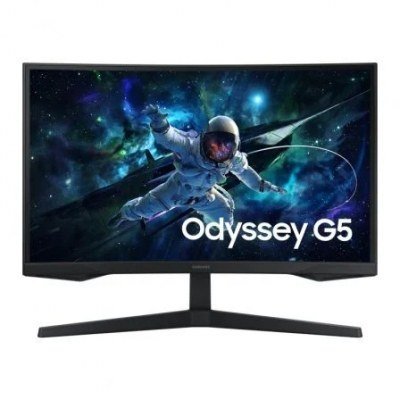 Monitor Gaming Curvo Samsung Odyssey G5 S27CG552EU 27/ QHD/ 1ms/ 165Hz/ VA/ Negro