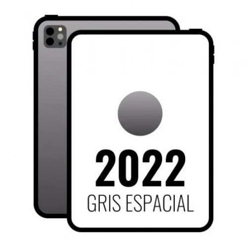 Apple iPad Pro 12.9 2022 6th WiFi Cell/ 5G/ M2/ 128GB/ Gris Espacial - MP1X3TY/A