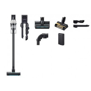 Aspirador escoba Samsung Jet 85S Pet VS70H25WLG/WA, 250AW, sin cable, filtro Hepa, negro