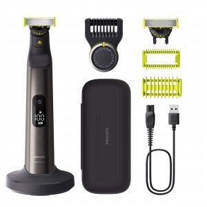 Cortapelo barbero Philips QP6652/61 OneBlade Pro 360, 120 min, cromado