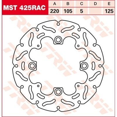 Discos de freno RAC TRW MST425RAC