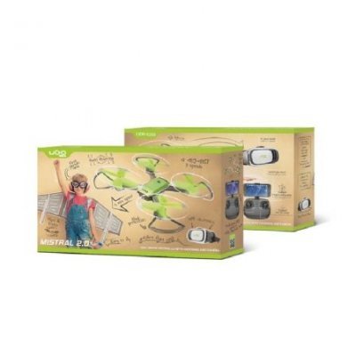 DRON UGO MISTRAL 2.0 + VR GAFAS - 1000MAH - CUADRICÓPTERO - 3 VELOCIDADES - FUNCIÓN RETORNO - FUNCIÓN SOMBREADO - COLOR VERDE