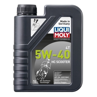 Bote 1L aceite Liqui Moly HC sintético 5W-40 Scooter 20829