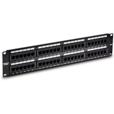 Patch Panel TRENDnet TC-P48C6/ 48 Puertos/ Cat.6/ Altura 2U