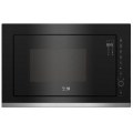 Microondas integrable Beko BMGB25333X, Cristal negro, 25 L, 900 W, Grill