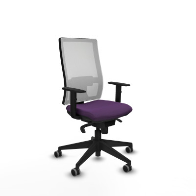 Horna sincro malla blanca bali morado brazos 1D base piramidal ruedas 65mm engomadas