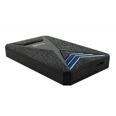 Caja Externa Gaming para Disco Duro de 2.5 TooQ TQE-2550BL/ USB 3.1/ Sin tornillos