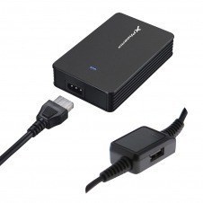 Adaptador cargador de corriente universal automatico phoenix 40w (incluye 5 conectores) para portatiles y netbooks con puerto usb