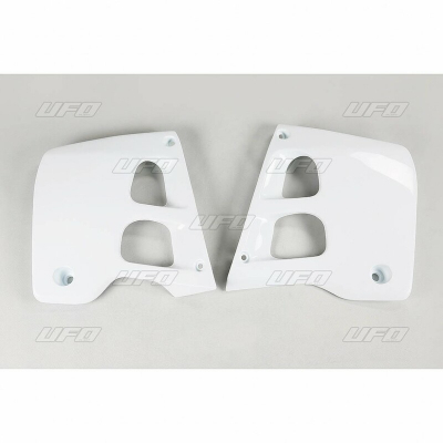 Plásticos laterales de radiador UFO Honda blanco HO02625-041 HO02625#041