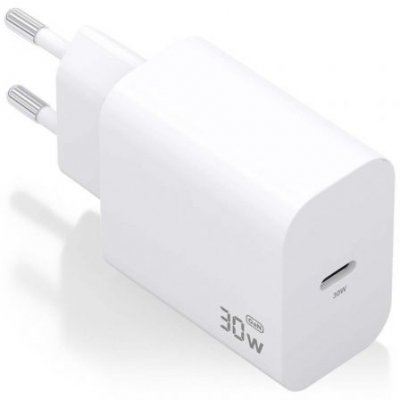 Cargador de Pared Aisens A110-0940 | 1xUSB Tipo-C | 30W | Blanco