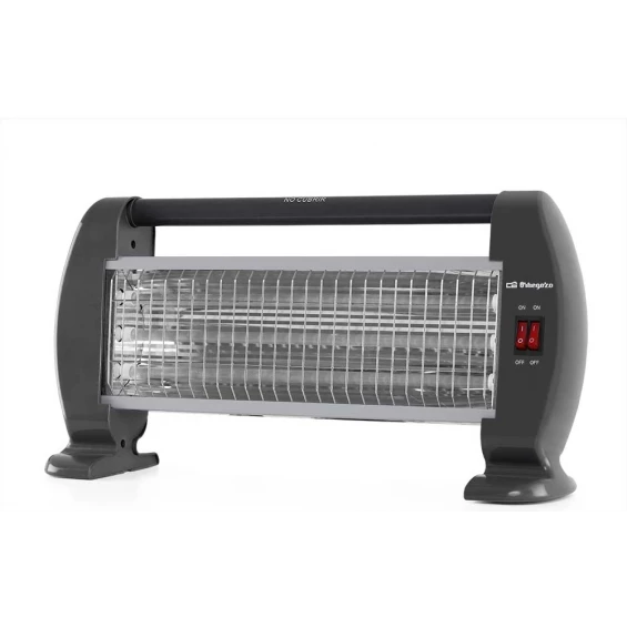 Estufa de cuarzo Orbegozo BP 0206, 1.200 W, 3 potencias, negro - imagen 2